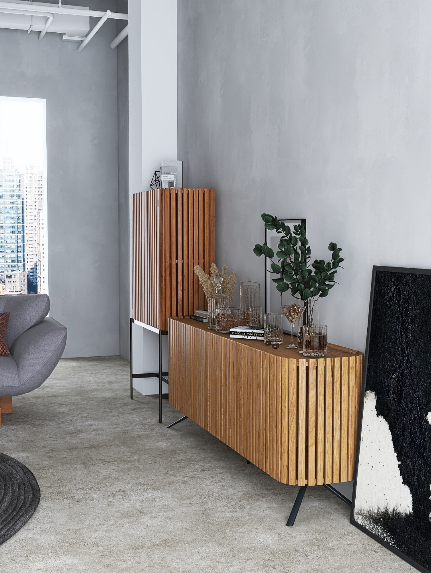 Gene Nature Floor Cabinet Roma 10