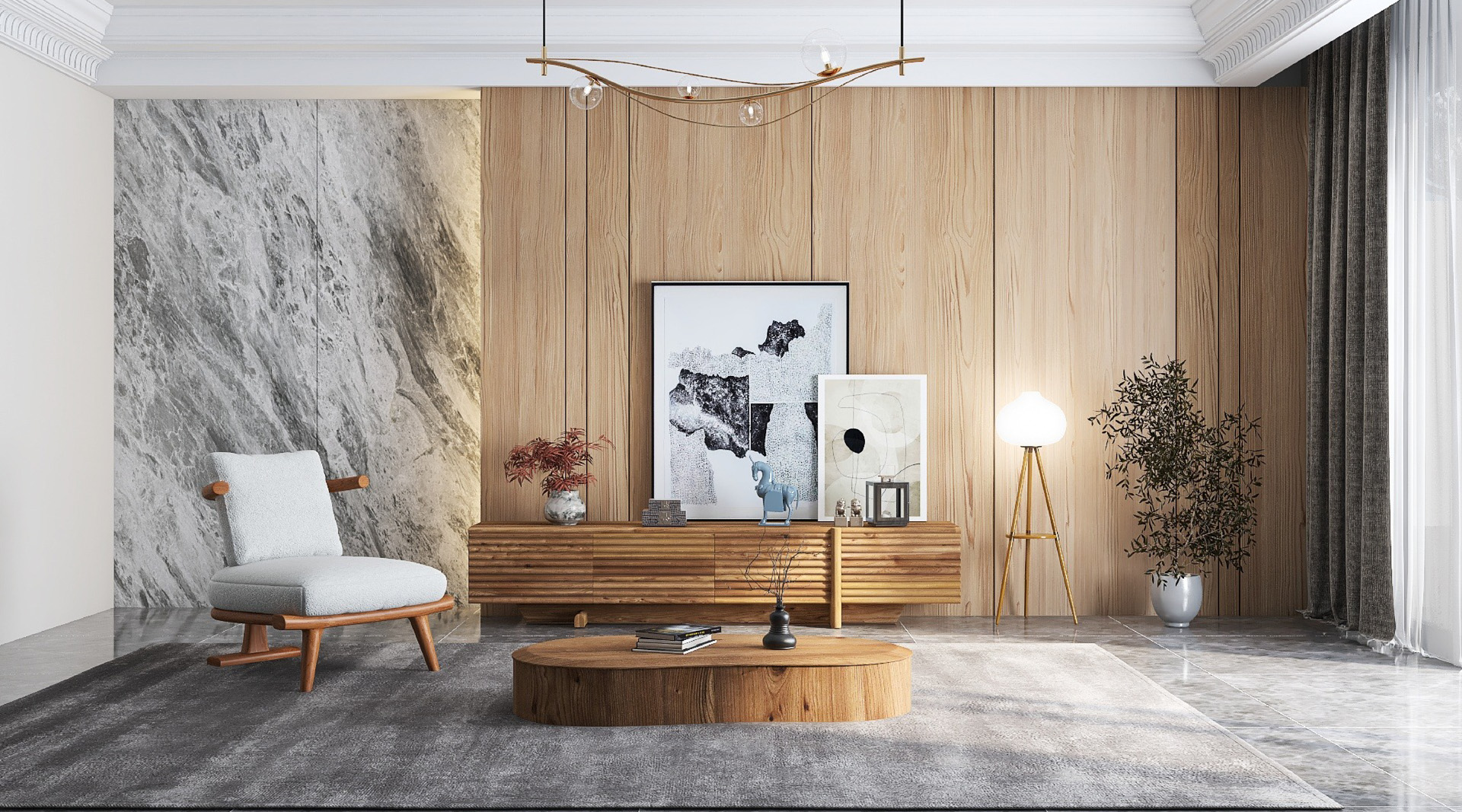 Gene Nature Floor Cabinet Zara 01