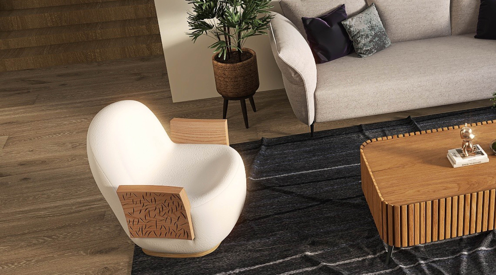 Gene Nature Lounge Chair Chiesa 02
