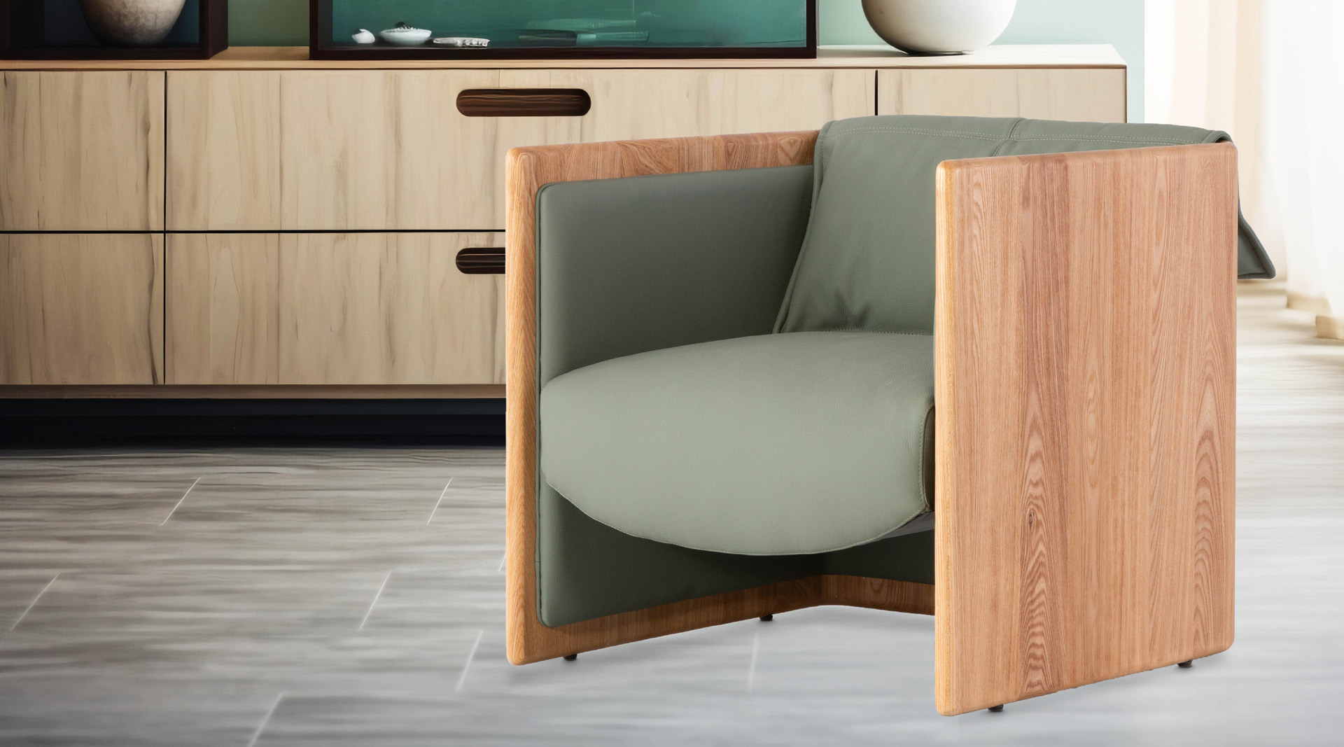 Gene Nature Lounge Chair Ketty 01