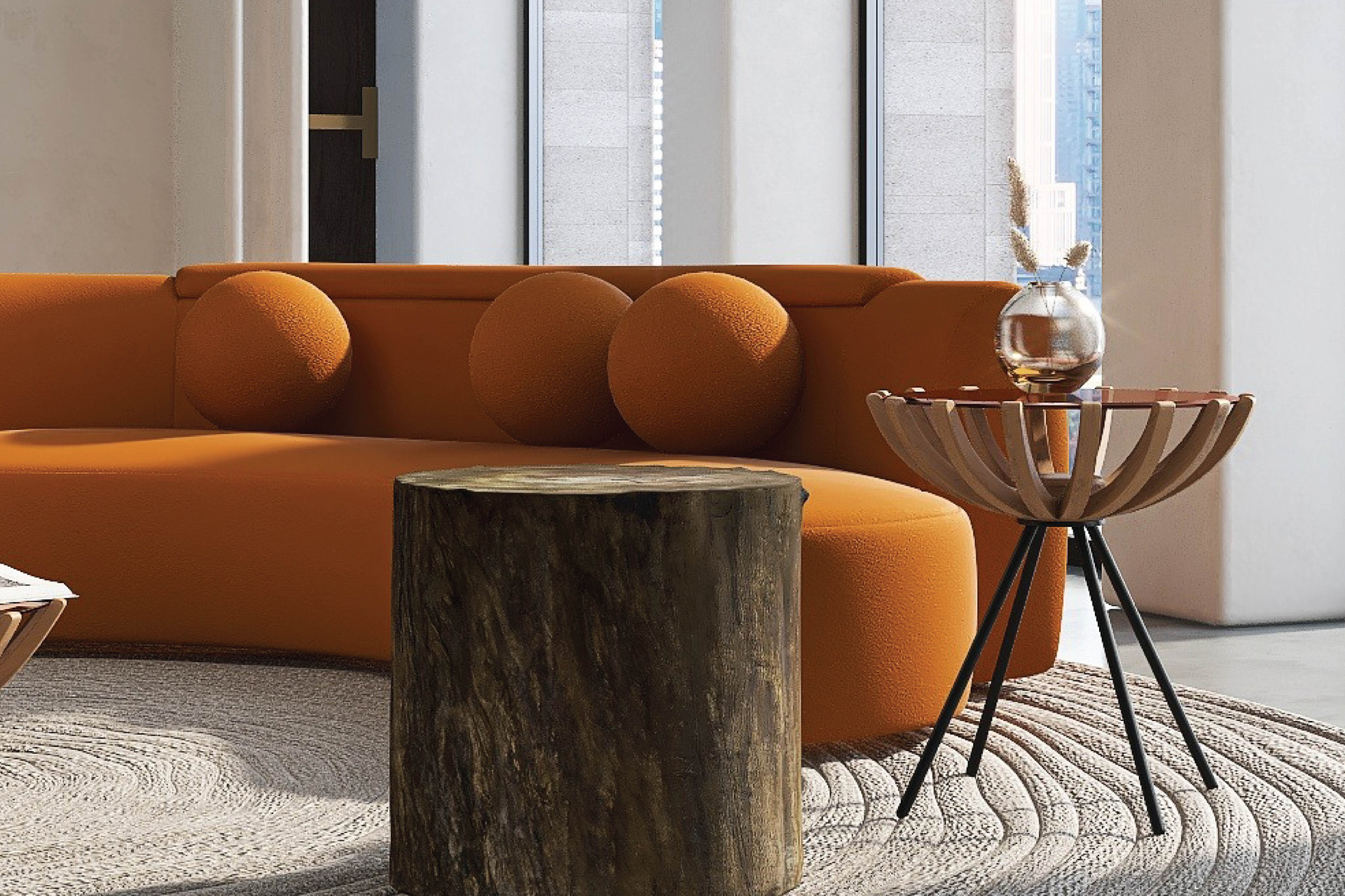 Gene Nature Main Side Table Acqua