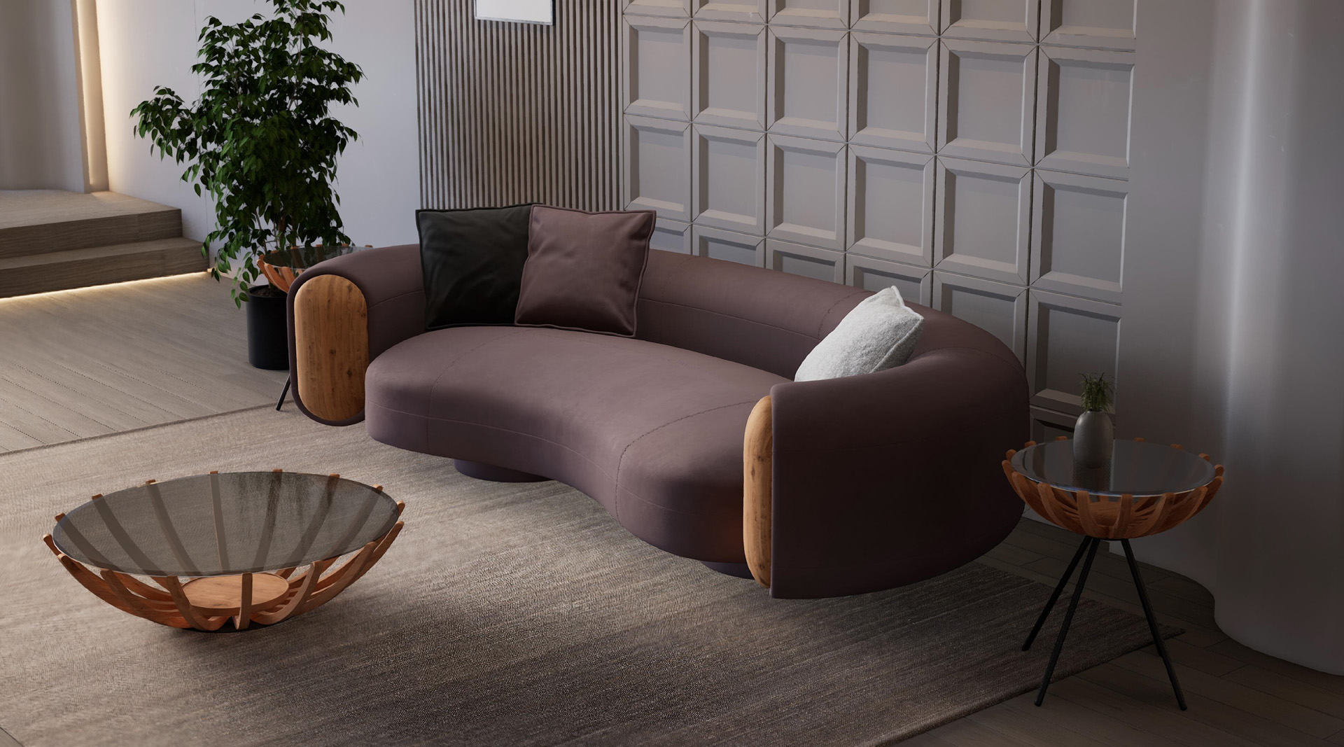 Gene Nature Side Table Acqua 05