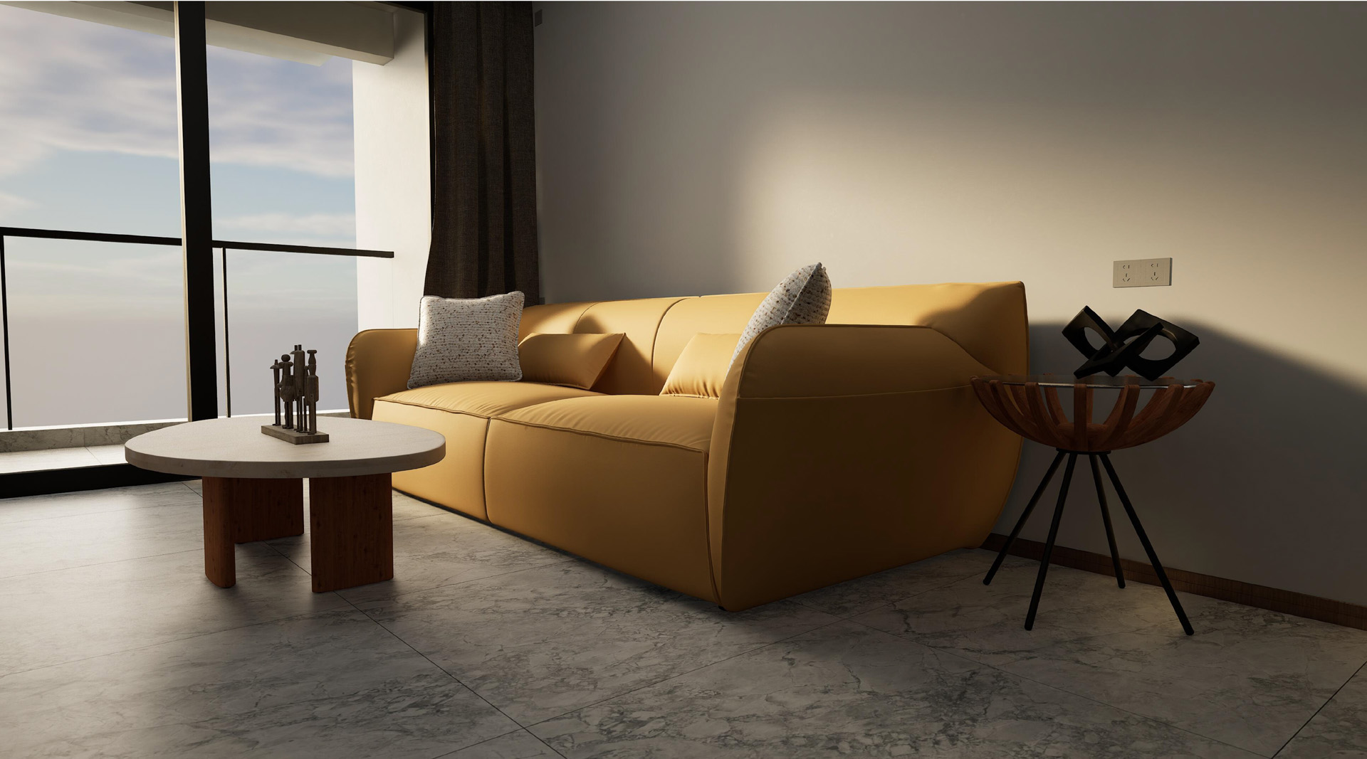 Gene Nature Side Table Acqua 08