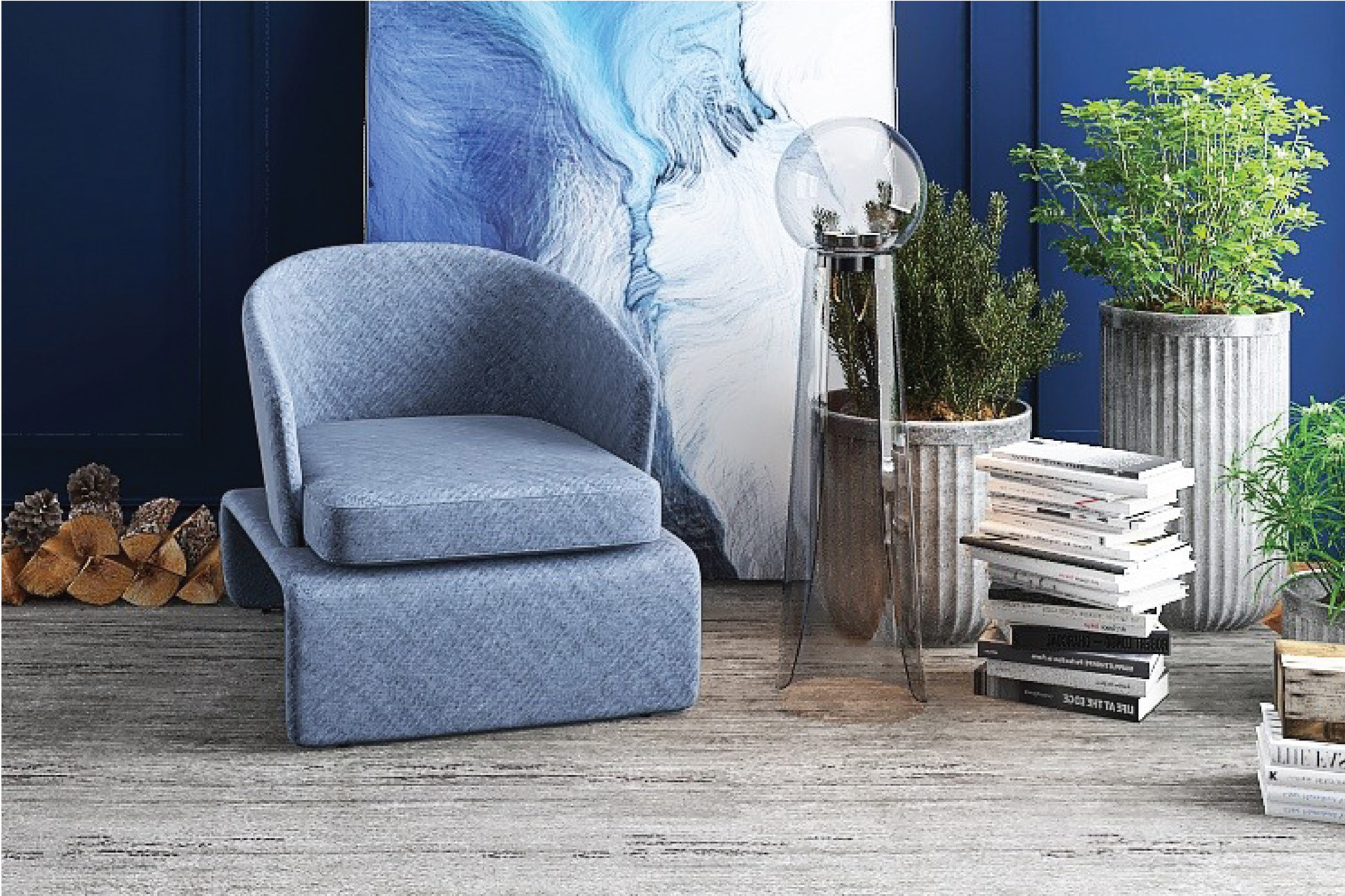 Gess Design Main Leisure Chair Chirico